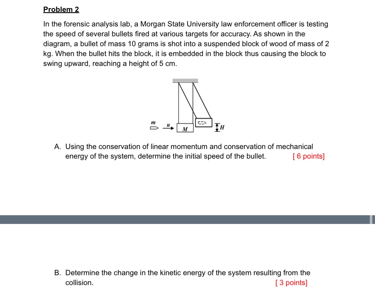Solved Problem 2In the forensic analysis lab, a Morgan State | Chegg.com