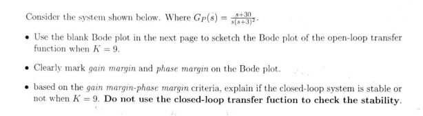 Solved Consider the system shown below. Where | Chegg.com
