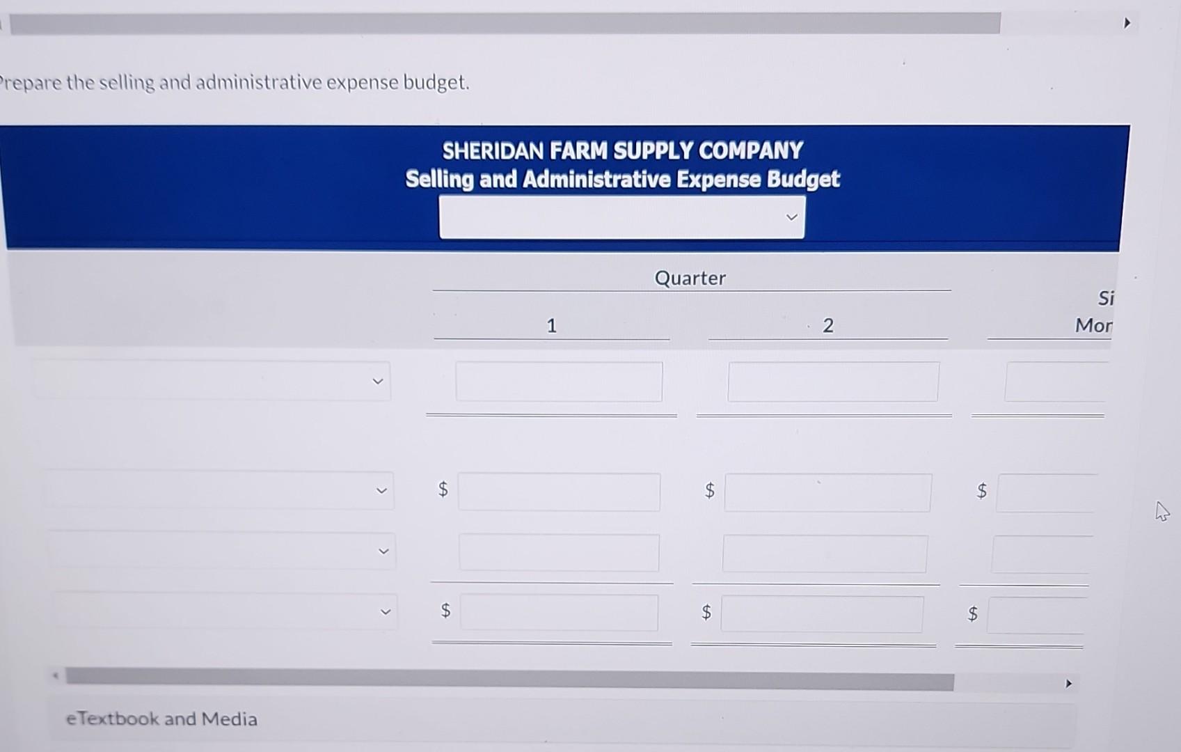 Solved Sheridan Farm Supply Company manufactures and sells a