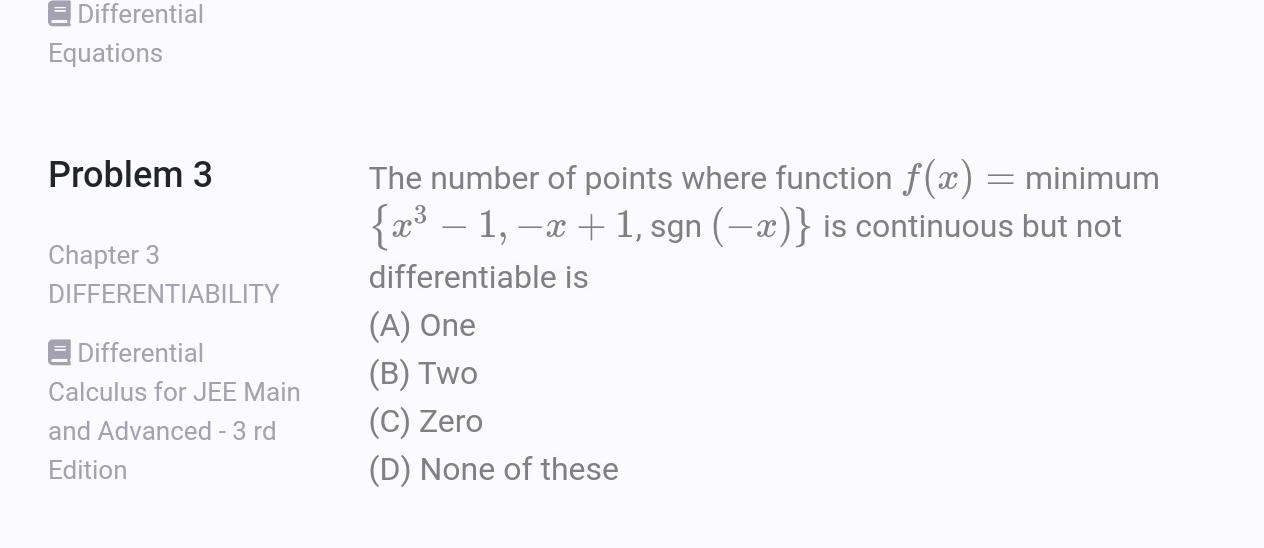 Solved Differential Equations Problem 3 Chapter 3 | Chegg.com