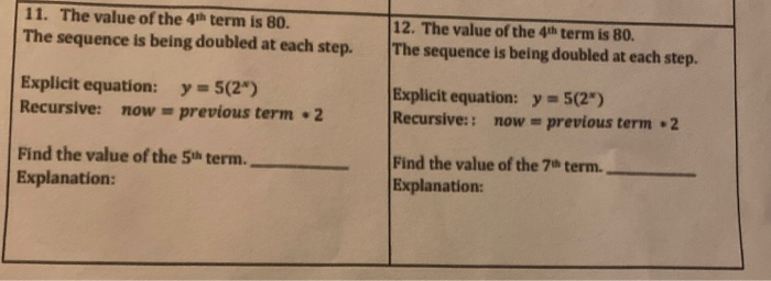 solved-11-the-value-of-the-4th-term-is-80-the-sequence-is-chegg