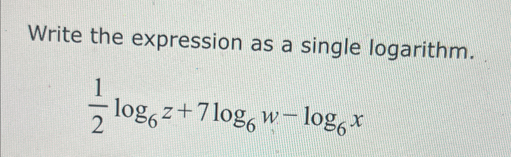 Solved Write the expression as a single | Chegg.com