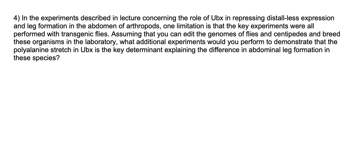 Solved In the experiments described in lecture concerning | Chegg.com