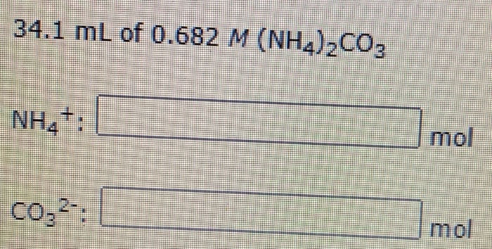 how to calculate the number of moles of ions in a solution