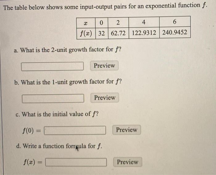 Solved The table below shows some input-output pairs for an | Chegg.com