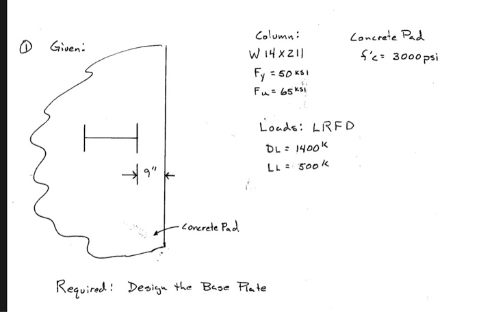 Solved 0 Giveni Columni W 14x211 Fy 50 Ksi Fu 65ksi Co Chegg Com