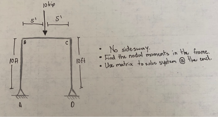 Solved A and D are both pin connections.There is no | Chegg.com
