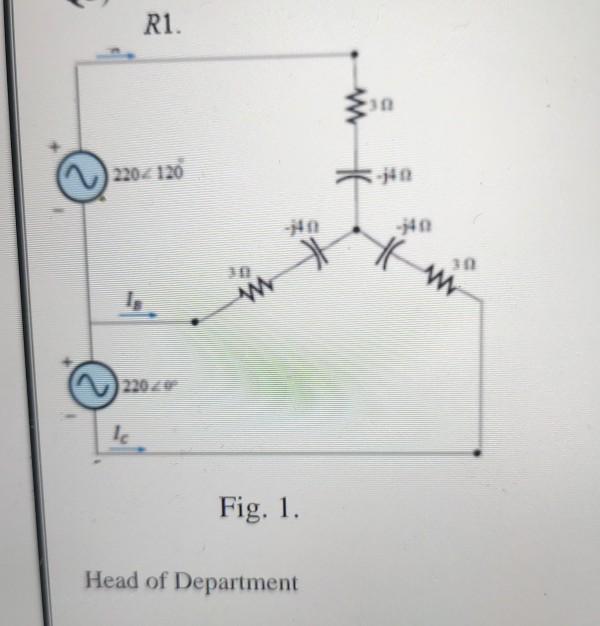 Solved Q2A) For the circuit shown in fig. 1, determine the | Chegg.com