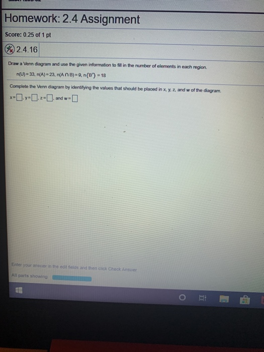 Solved Homework: 2.4 Assignment Score: 0.25 of 1 pt 2.4.16 | Chegg.com