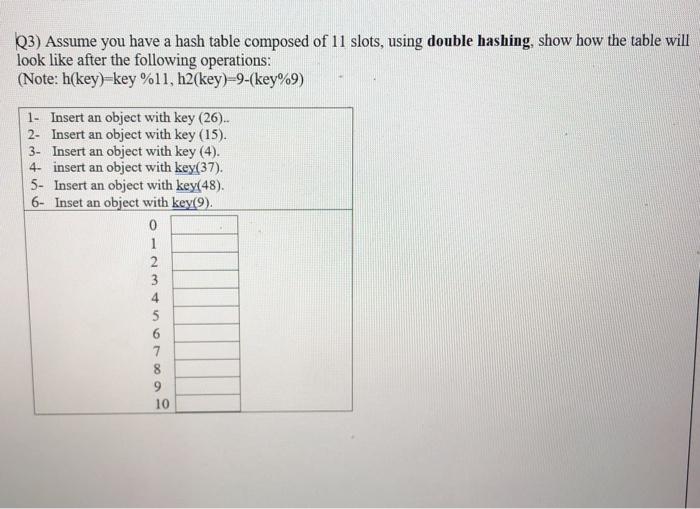 Solved java , data structure . make sure it is " double