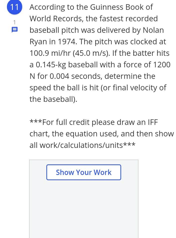 Solved 1 11 According to the Guinness Book of World Records,
