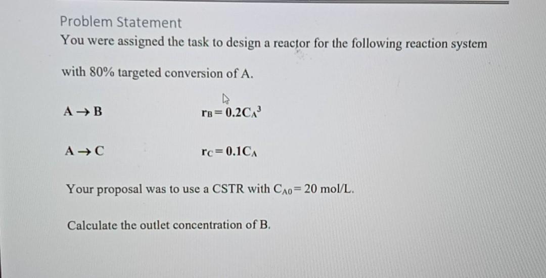Solved Problem Statement You were assigned the task to | Chegg.com