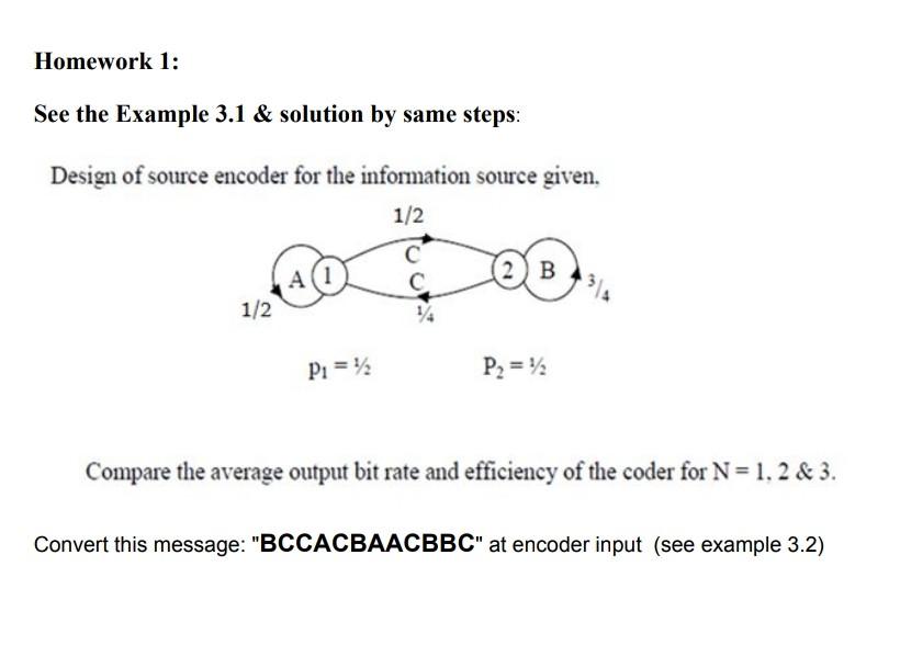 Solved Homework 1: See the Example 3.1 & solution by same | Chegg.com