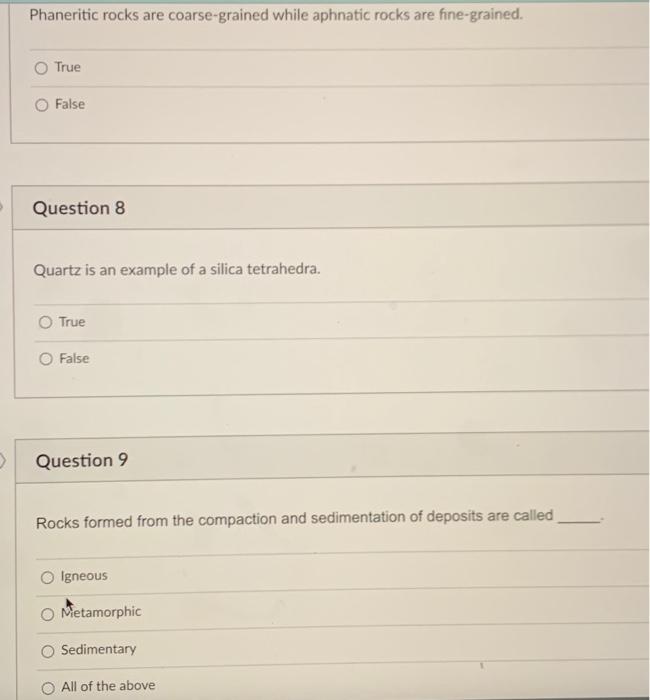 Solved Metamorphic rocks are formed when igneous and | Chegg.com