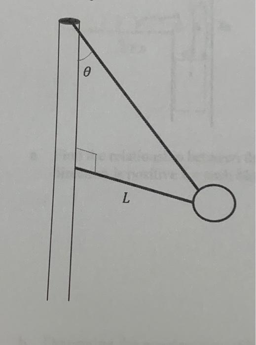 Solved (20 pts) A ball is rotating in a horizontal circle as | Chegg.com