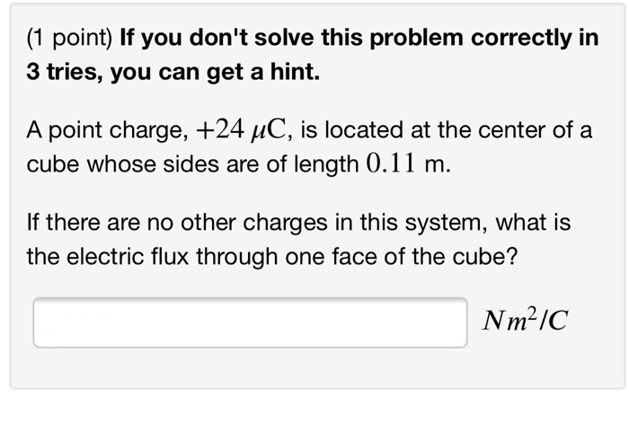 Solved (1 point) If you don't solve this problem correctly | Chegg.com