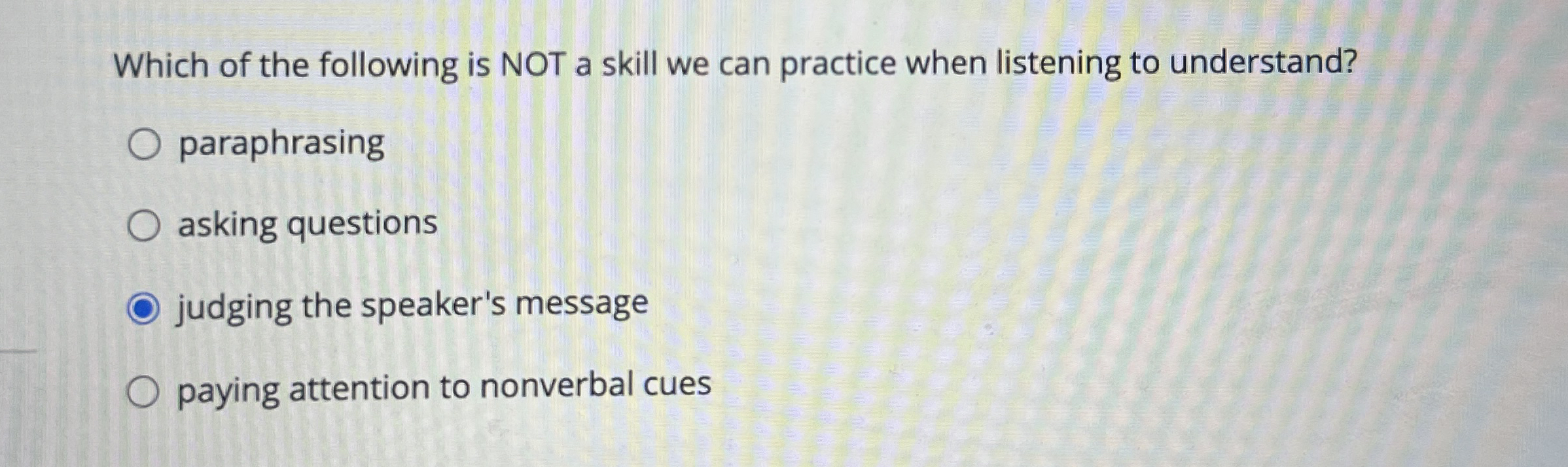 Solved Which of the following is NOT a skill we can practice | Chegg.com