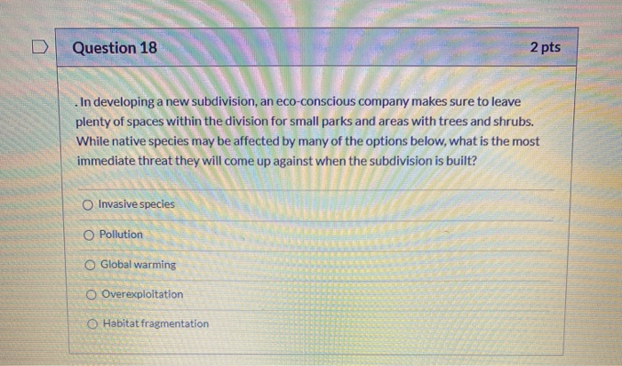 Solved 2 pts Question 11 Which of the following is a | Chegg.com