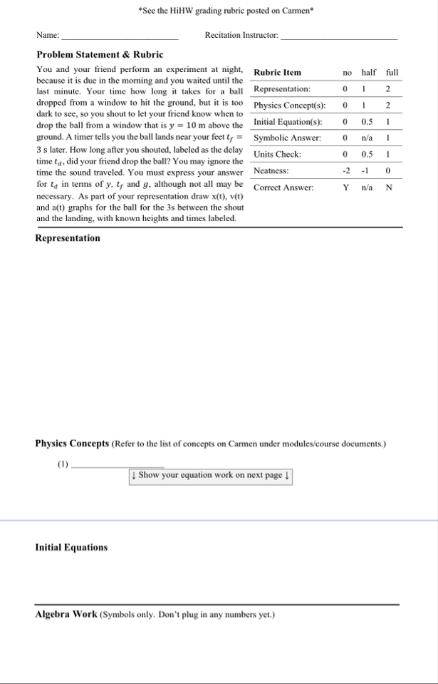 Solved Problem Statement Problem Statement Name:Recitation | Chegg.com