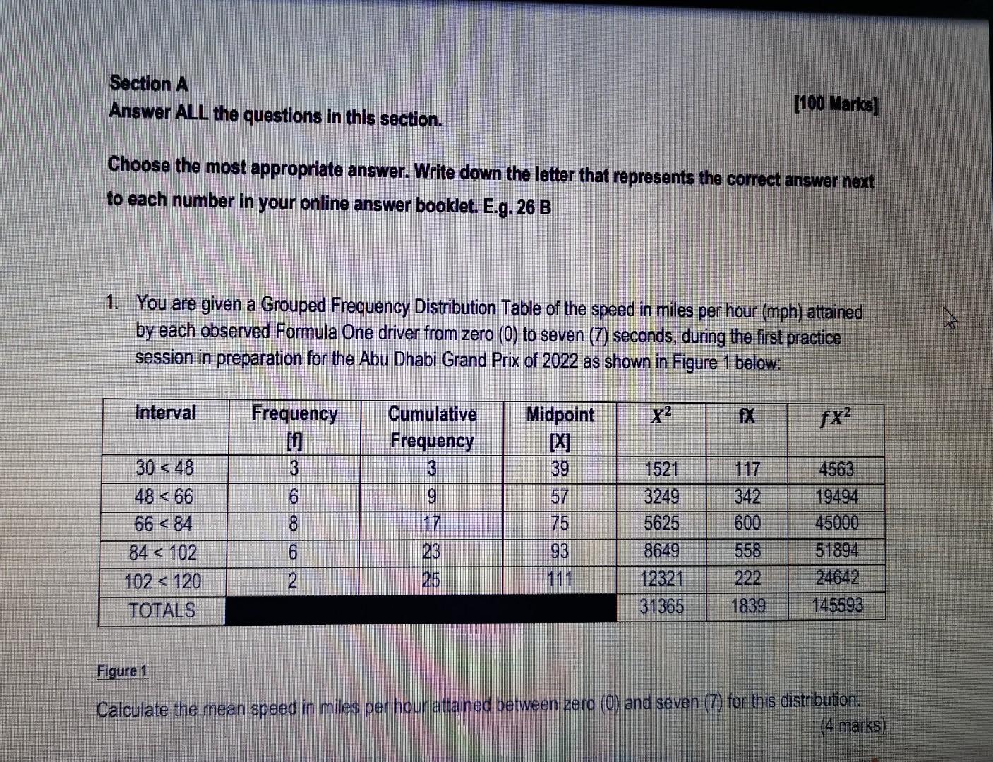 Solved Soction A Answer ALL the questions in this section. | Chegg.com