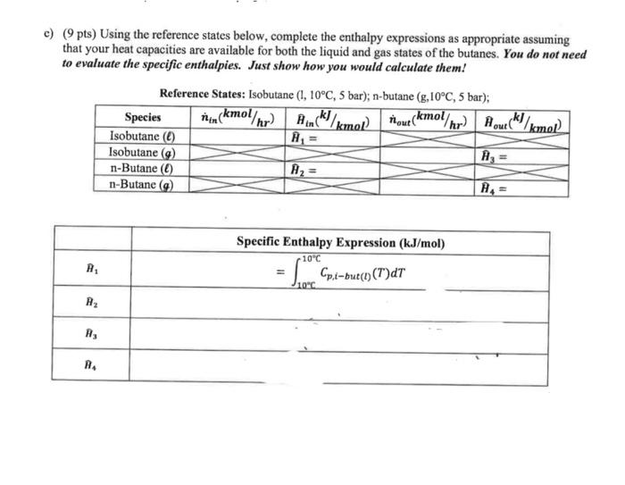 Solved 1) (45 points) A hydrocarbon (HC) mixture containing | Chegg.com