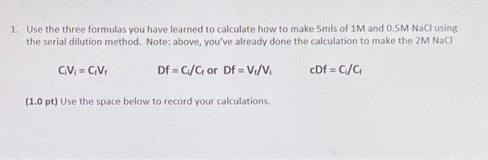 Solved 1. Use the three formulas you have learned to | Chegg.com