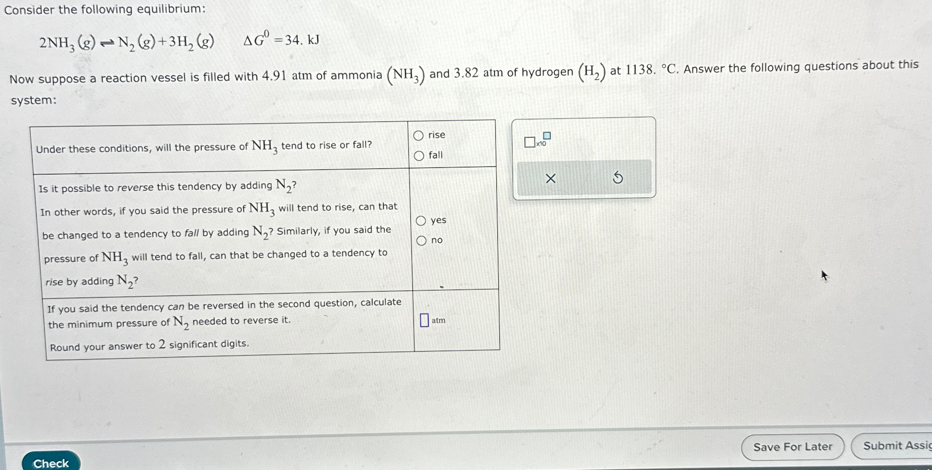 Solved Consider The Following | Chegg.com