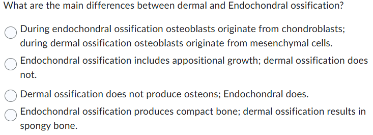 Solved What are the main differences between dermal and | Chegg.com