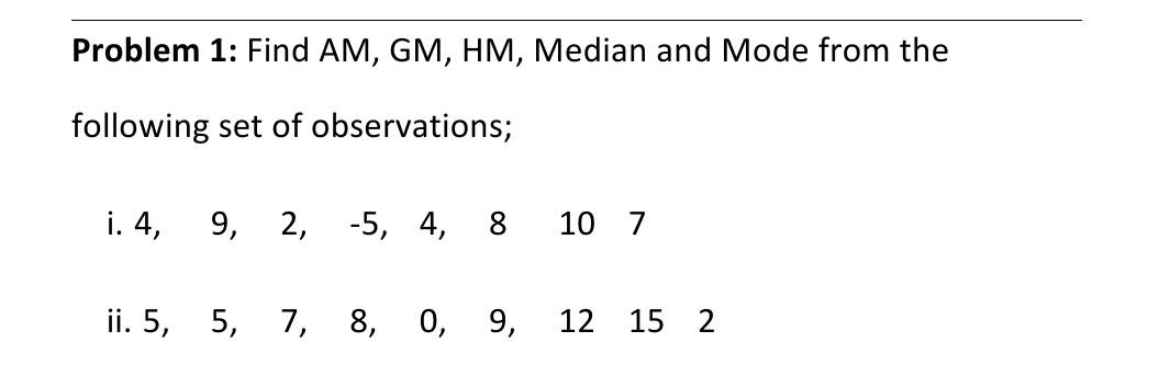 Am gm hm 2025 problems