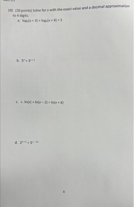 log1 2 x 2 5x 6 )=- 1