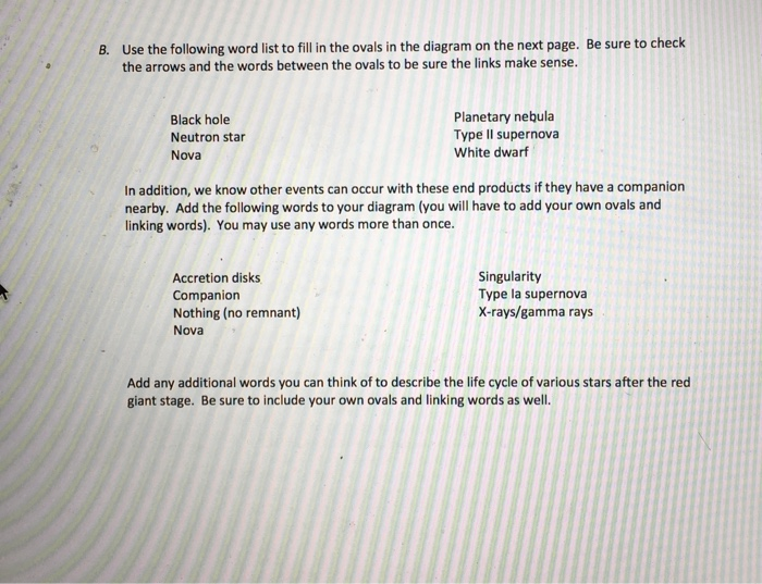 Solved: Stellar Evolution Ranking Homework Sections Of Thi... | Chegg.com