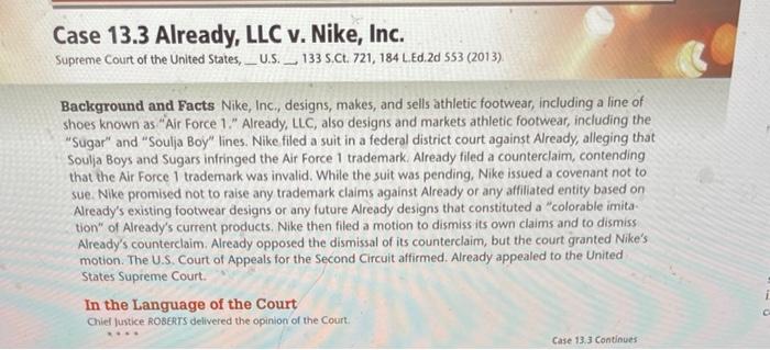 Already llc 2025 v. nike inc