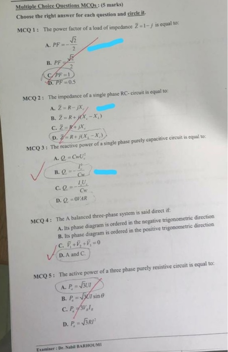 Solved Multiple Choice Questions Mcos 5 Marks Choose T Chegg Com