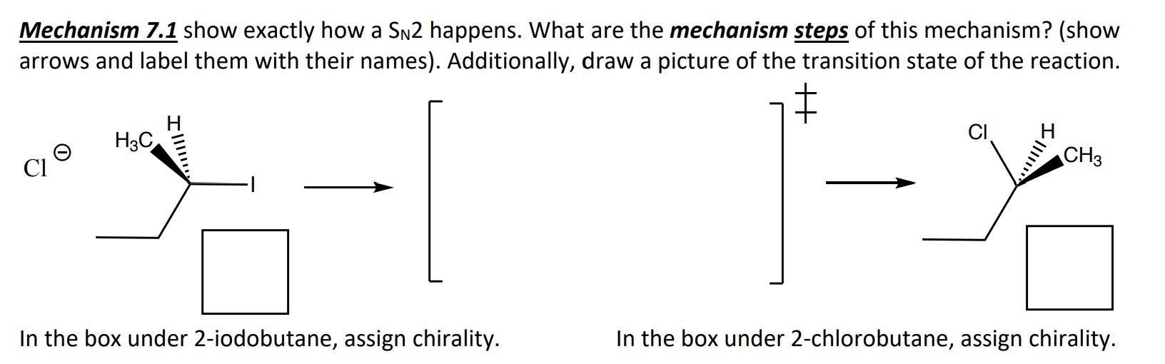 Solved Mechanism 7.1 ﻿show exactly how a | Chegg.com