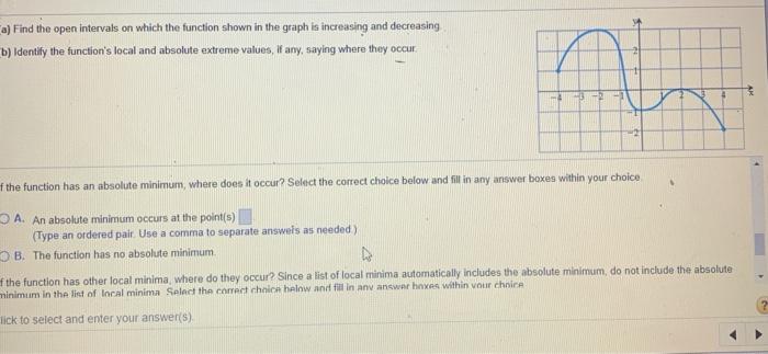 Solved (a) Find the open intervals on which the function | Chegg.com