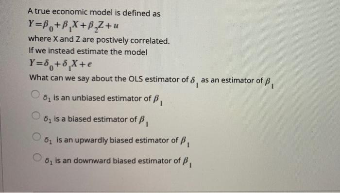 Solved Consider The Linear Model Wage, =B,+B, Educ, +B | Chegg.com