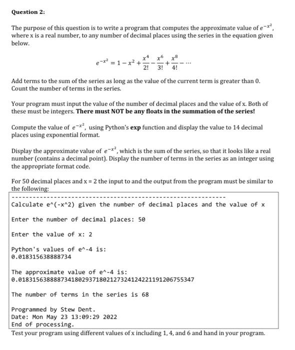 Solved Each program must start with a multi-line comment as | Chegg.com