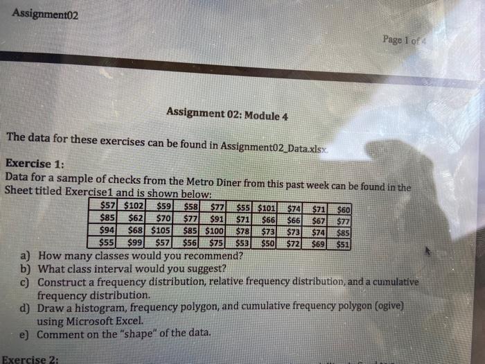 Solved Assignment02 Page 1 of 4 Assignment 02: Module 4 The | Chegg.com