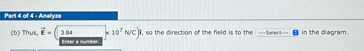 Solved Part 4 ﻿of 4 - ﻿Analyze(b) ﻿Thus, In The Diagram. | Chegg.com