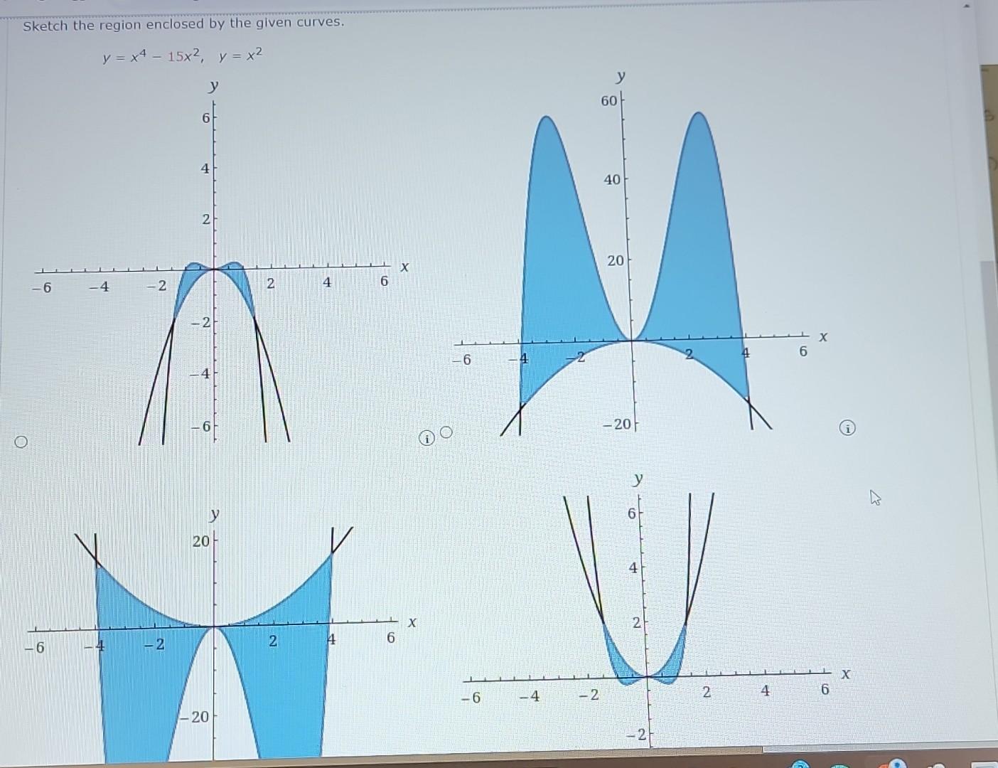 Solved Sketch the region enclosed by the given curves. | Chegg.com