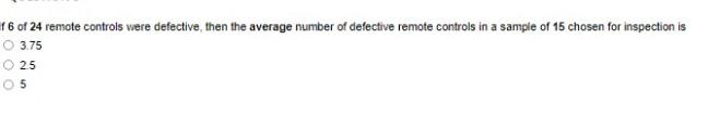 Solved 16 of 24 remote controls were defective, then the | Chegg.com