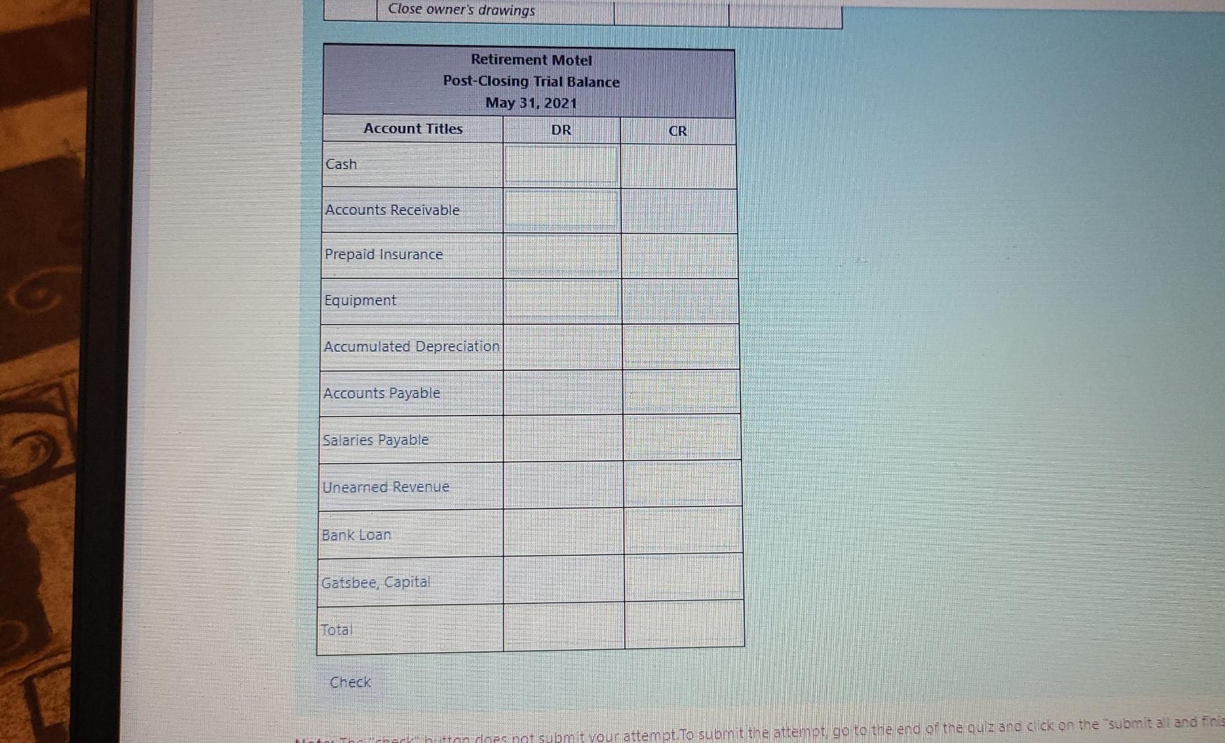 Solved Net checked Marked out of 36.00 Retirement Motel has | Chegg.com