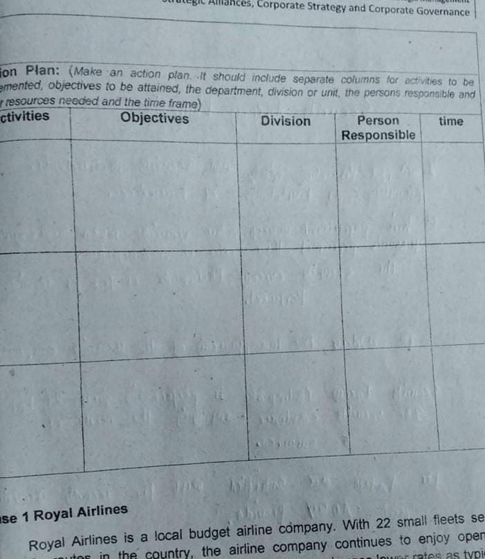 case study analysis royal airlines