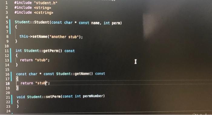 Solved in c++ The two following .cpp files have errors. | Chegg.com