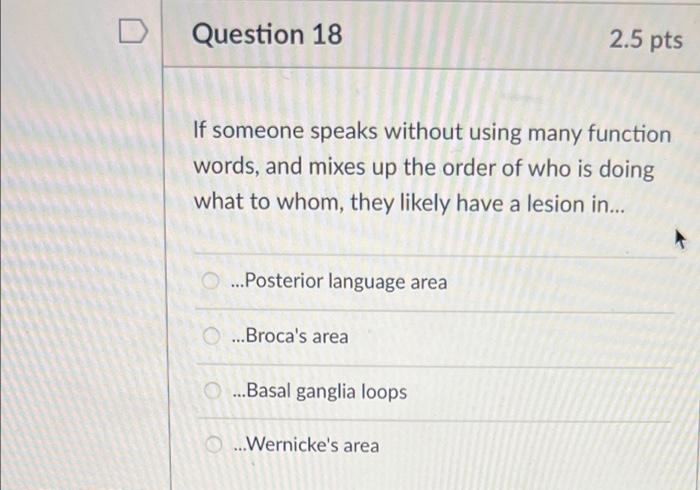 Solved If someone speaks without using many function words, | Chegg.com