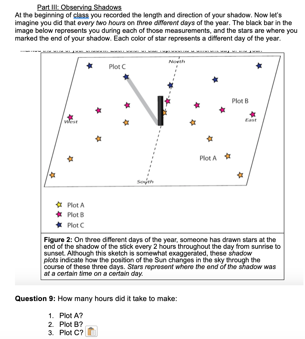 Solved Question 8: How much time passed between each time a | Chegg.com