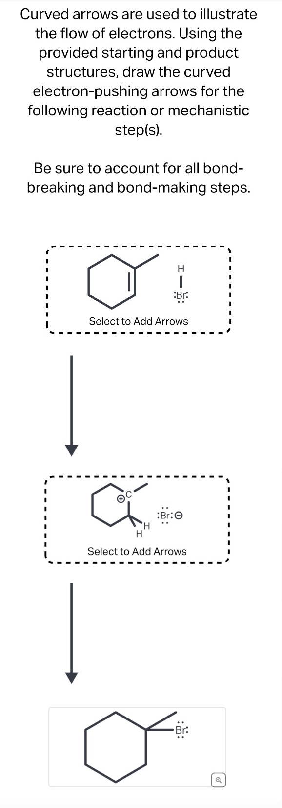 Solved Curved arrows are used to illustrate the flow of | Chegg.com