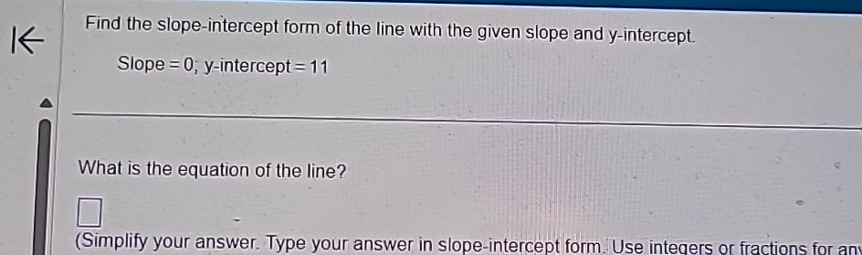 Solved Find The Slope Intercept Form Of The Line With The Chegg Solved Find The Slope Intercept Form Of The Line With The Chegg