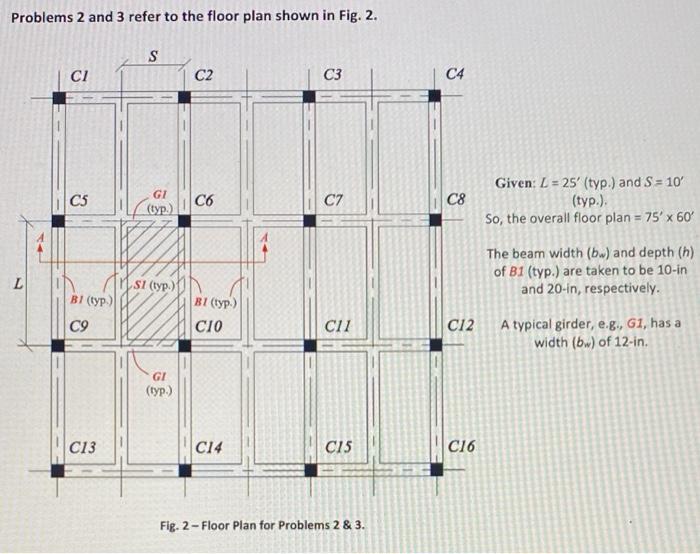 [Solved]: Problems 2 and 3 refer to the floor plan shown in