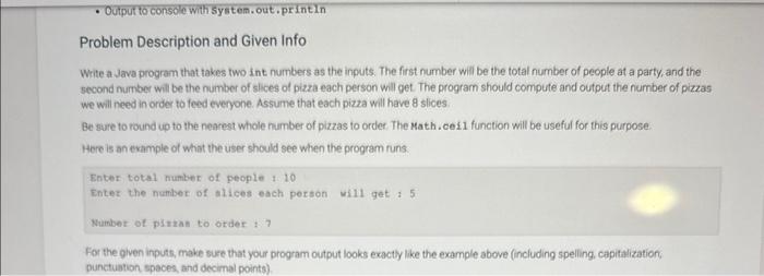 6.9 pizza order (individual assignment)